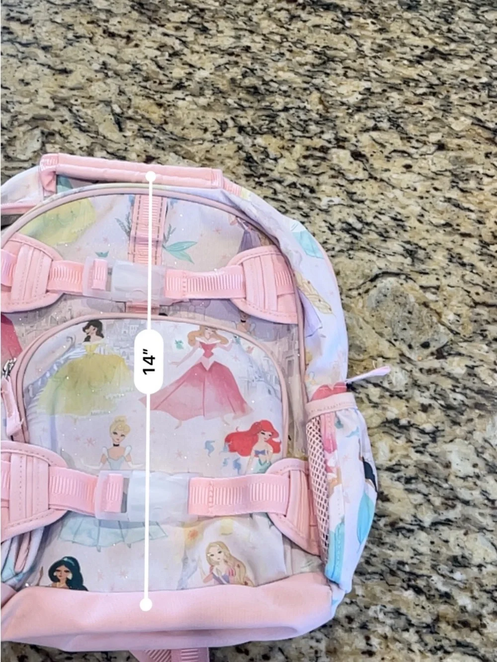 Pottery Barn Disney Princess Castle Shimmer Mackenzie Backpack